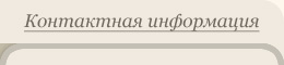 Контактная информация